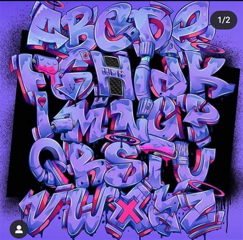 Pinterest | Graffiti lettering, Graffiti alphabet, Graffiti art letters