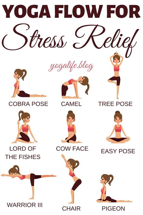 10 Easy Poses For Stress Relief - Yoga Life | Yoga sequence for ...