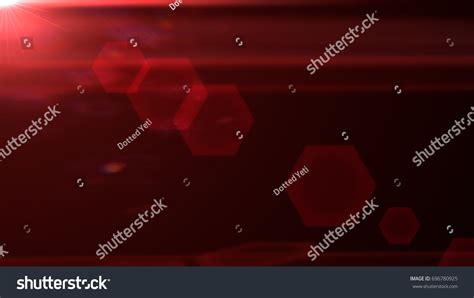 Exotic Red Lens Flare Effect Overlay Stock Illustration 696780925 ...