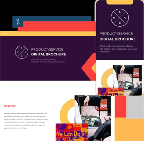 FREE Digital Brochure Template | Xtensio | Edit Online | 2023