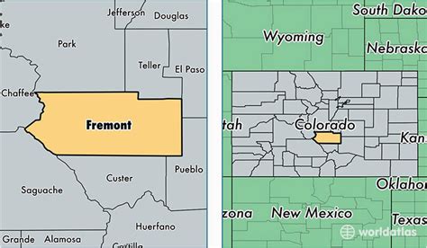 Fremont County Colorado Map | secretmuseum