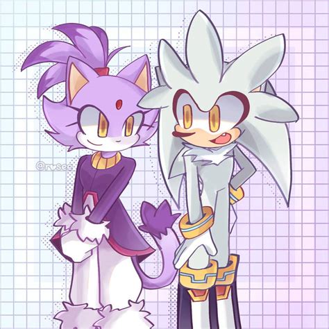 silver and blaze by RenStuff on DeviantArt