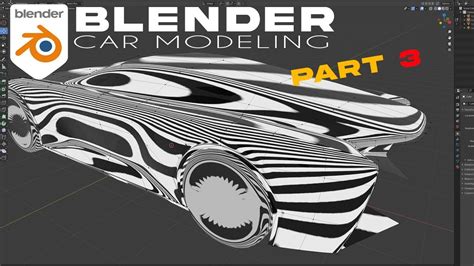 blender car modeling (part 3) - YouTube