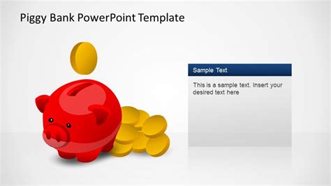 Creative Piggy Bank PowerPoint Shapes - SlideModel