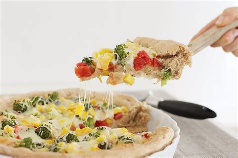 Deep Dish Veggie Pizza - Super Healthy Kids