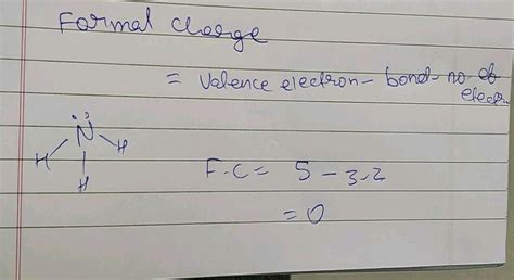 18. What is the formal charge present on nitrogen in ammonia (NH3)? a) +2 b) +1 c) +3 d)-1 watan