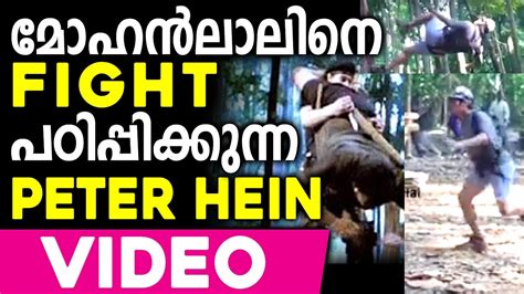 Pulimurugan action sequences - Behind the Scenes - YouTube