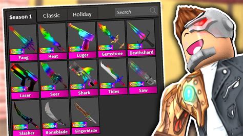 I finally got ALL CHROMA GODLY weapons in Murder Mystery 2!! (Roblox) - YouTube