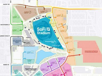 Sofi Stadium Parking Map - Middle East Map