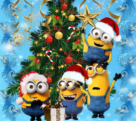 Minions Christmas Wallpaper