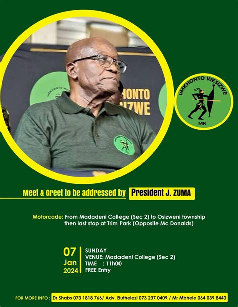 Zuma to Campaign for MK Party in Newcastle | Central News South Africa