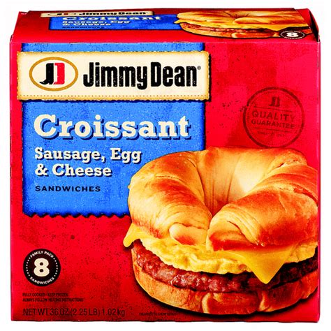 Jimmy Dean Sausage, Egg & Cheese Croissant Sandwiches (4.5 oz) from ...