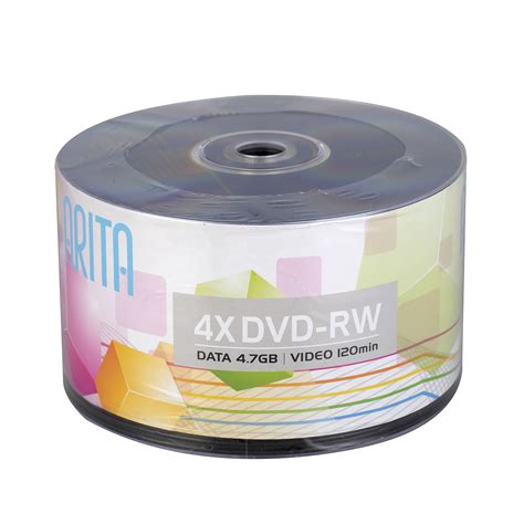 50pcs DVD-RW 4.7GB 120min Rewritable 4X Disc Movie Video Digital Data Recordable | eBay