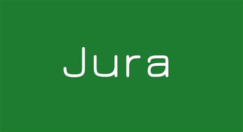 Jura Font Free Download - Font XS