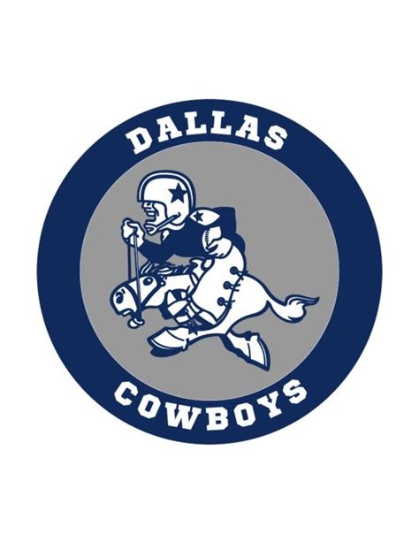 Vintage 1960s Logo of Dallas Cowboys football team free image download