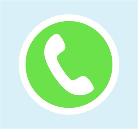 Premium Vector | Round green Button for call with phone Vector icon ...