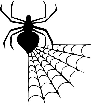 spider on the web, halloween - free svg file for members - SVG Heart