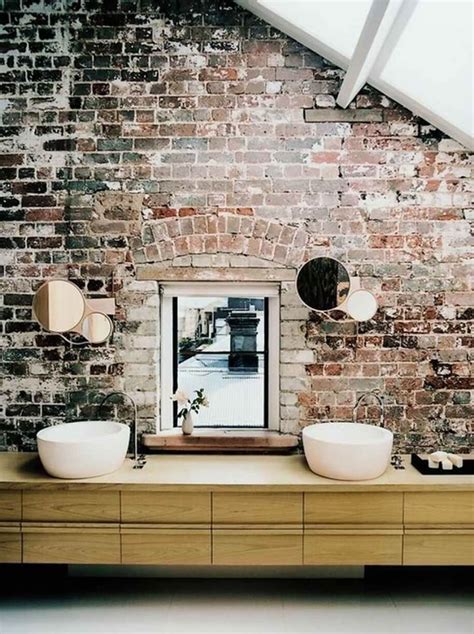 12 Exposed Bricks Bathroom Design Ideas - Interior Idea