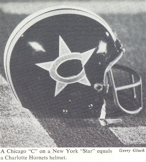 WFL New York Stars/Charlotte Hornets Helmet