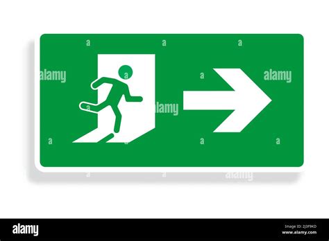 emergency fire exit sign vector for graphic design, logo, web site, social media, mobile app, ui ...