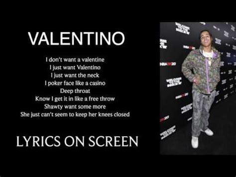 24KGoldn - Valentino Remix (Lyrics on screen) - YouTube