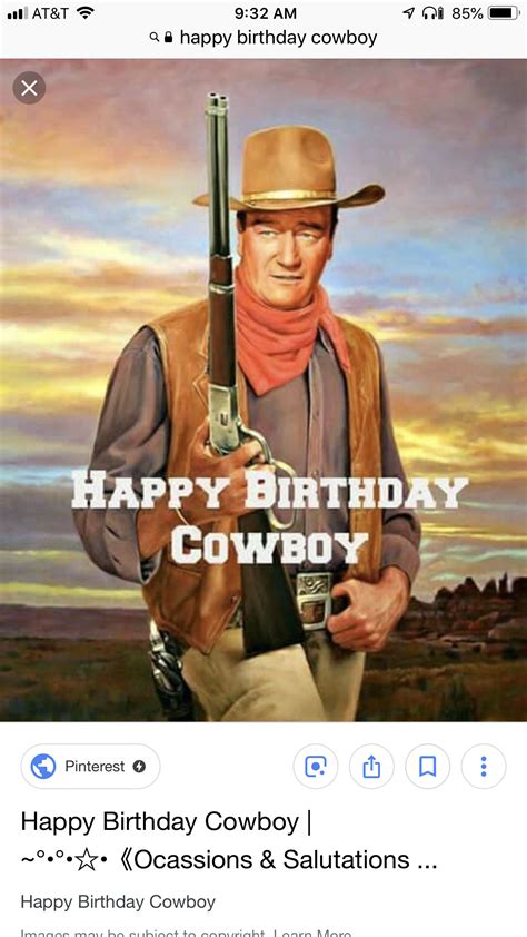 Happy Birthday Cowboy, Birthday Wishes, Baseball Cards, Life, Special Birthday Wishes, Birthday ...
