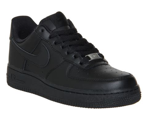 Nike Air Force 1 Lo w Black 1844901339 69 99 | Black leather shoes ...