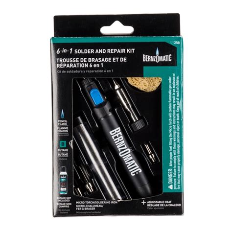 BernzOmatic 6-in-1 solder and repair micro torch kit in the Handheld Torches department at Lowes.com