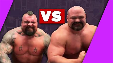 Brian Shaw vs Eddie hall Bodybuilding posing - YouTube