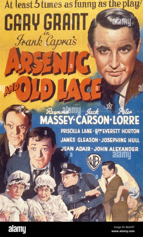 ARSENIC AND OLD LACE (1944) POSTER AOL 001 Stock Photo - Alamy