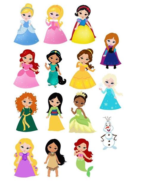 princesses clipart - Google Search | Disney princess cartoons, All disney princesses, Disney ...