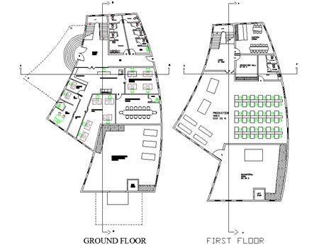 Garment factory plan detail - Cadbull