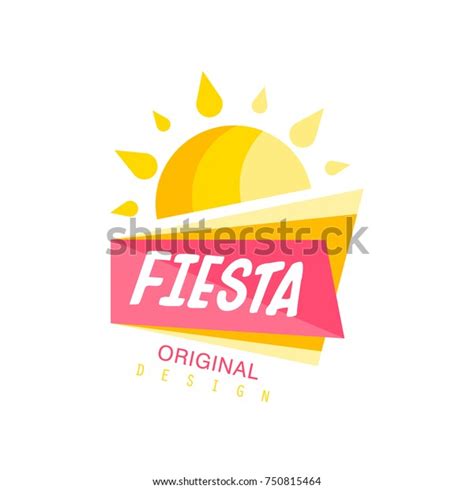 Fiesta Logo Original Design Colorful Label Stock Vector (Royalty Free ...