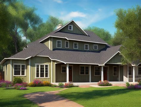 Beautiful Gray Ranch House Background, Ranch House, House, Architecture Background Image And ...