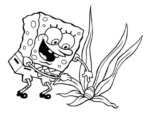 Free Printable Spongebob Squarepants Coloring Pages For Kids