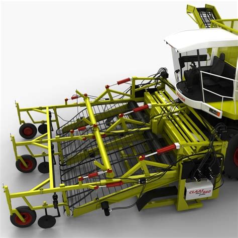 combine claas 3d model