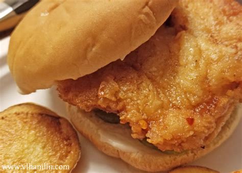 Southern Fried Chicken Sandwich With a Secret Ingredient! - Food Life Design