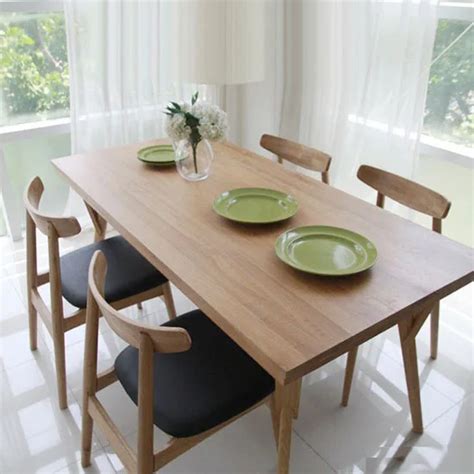 Japanese style dining table Scandinavian modern style furniture, wooden ...