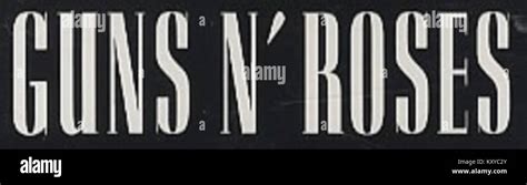 Logotipo de Guns N' Roses Fotografía de stock - Alamy