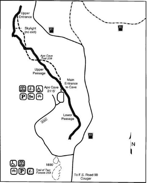 Ape Caves - Map & Guide to Mt. St. Helens Ape Cave - MountStHelens.com