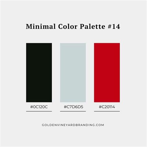 17 Minimalist Color Palettes for Your Next Design | Website color ...