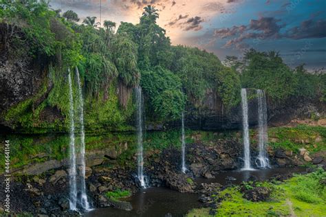 Agbokim waterfall, Ikom, Nigeria, West Africa, Africa Stock Photo | Adobe Stock