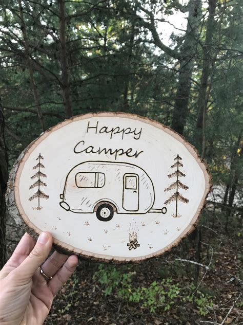 Happy Camper Decorrv Accessoriesretro Camper Decorhappy | Etsy