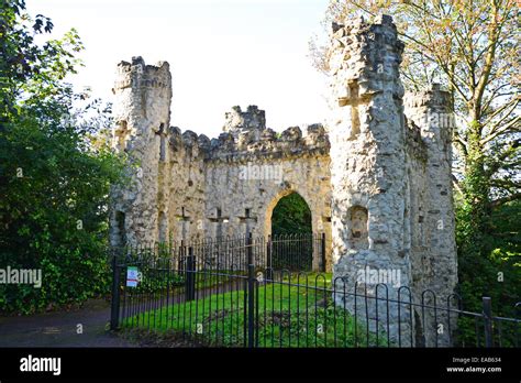 Medieval gateway, Reigate Castle, Reigate, Surrey, England, United ...