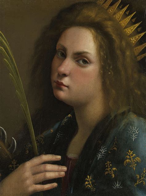 Self-Portrait as Saint Catherine of Alexandria Painting by Artemisia ...