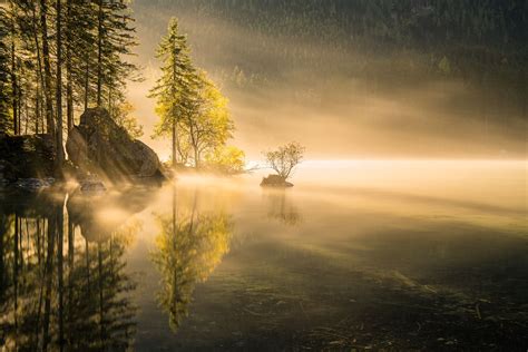 Hintersee | Winter landscape, Lake and mountains, Scenery