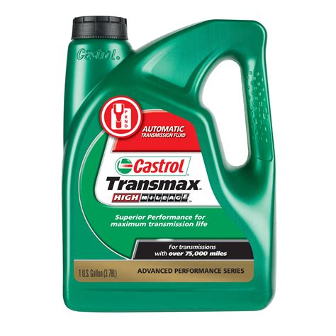 Castrol Transmax High Mileage Automatic Transmission Fluid, 1 Gallon ...