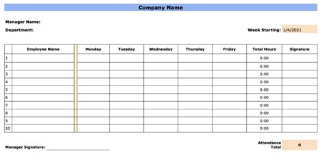 Employee Attendance Tracker Excel Templates Clockify™, 45% OFF