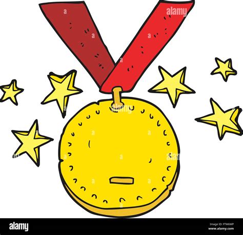 Freehand drawn cartoon medal hi-res stock photography and images - Alamy