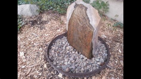 Diy Water Feature With Rocks / 8 Soothing DIY Garden Fountains : Diy ...